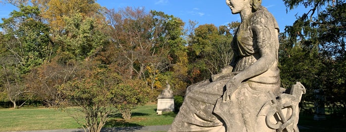 Lady Baltimore Statue at Cylburn Arboretum is one of The 2012 Great Baltimore Check In Locations.