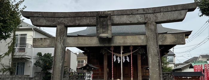 白山神社 is one of 自転車でお詣り.