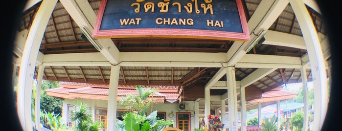 สถานีรถไฟวัดช้างไห้ (Wat Chang Hai) SRT4437 is one of SRT - Southern Line B.