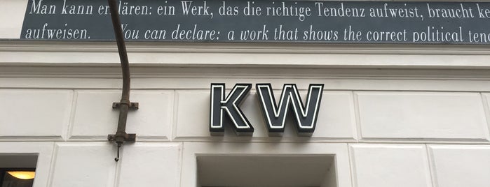 Kunst-Werke Institute for Contemporary Art is one of Berliini.