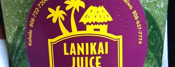 Lanikai Juice is one of Oʻahu Favorites.
