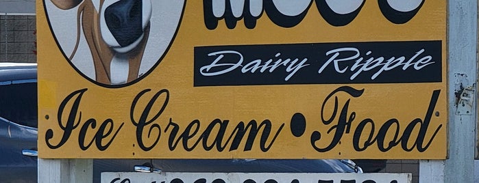 Meggy Moo's Dairy Ripple is one of Favorite ice cream shops.