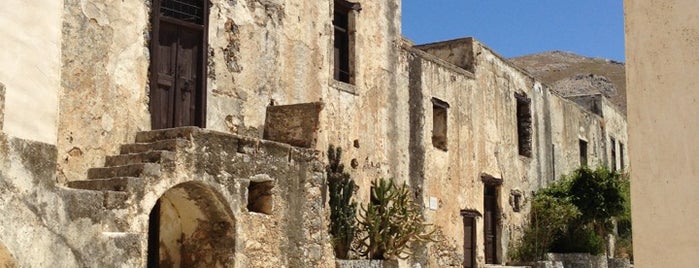 Preveli Monastery is one of crete.