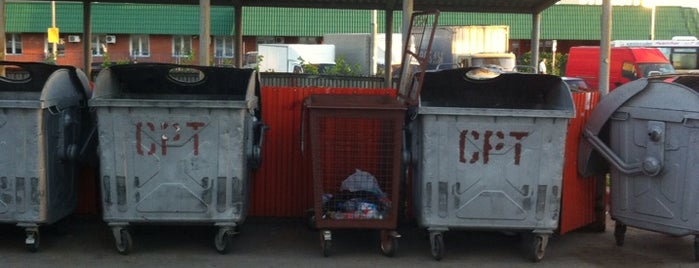 Контейнер для селективного сбора мусора (стекло, пластик) is one of Утилизация мусора.