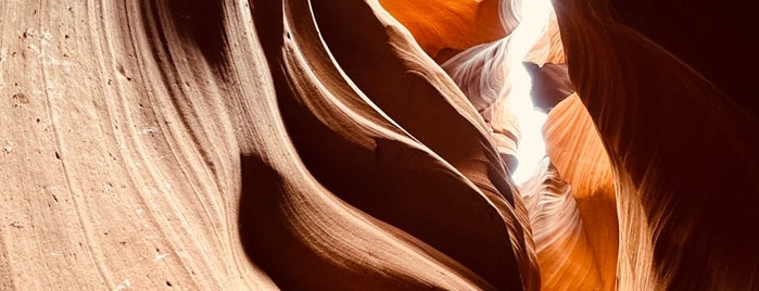 Upper Antelope Canyon is one of Fear and Loathing in America.