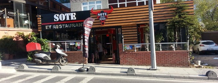 Sote Steak House is one of สถานที่ที่ Emre ถูกใจ.
