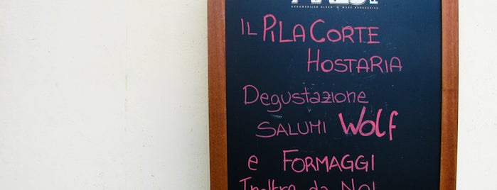 Hostaria il Pilacorte is one of Dove Mangiare / Whete to eat GCM31.
