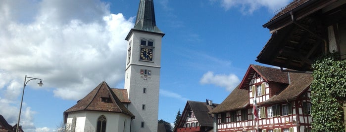 Ref. Kirche Rafz is one of Gespeicherte Orte von Daniel.