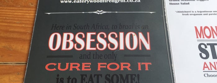 The Eatery Wood Fired Grill is one of Cape Restaurants - To Visit.
