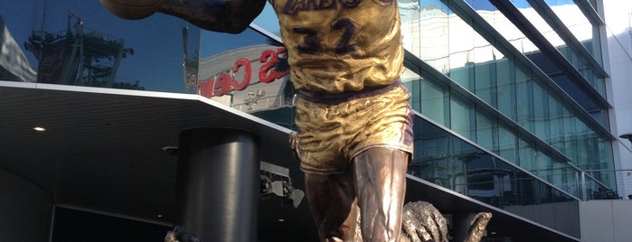 Earvin "Magic" Johnson Statue is one of Los Angeles.