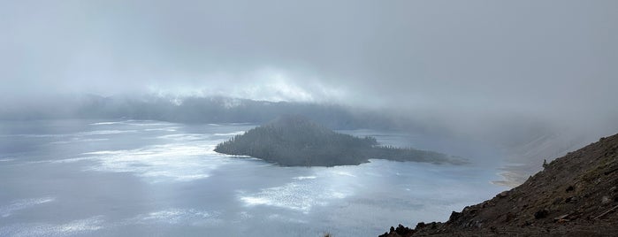 Merriam Point is one of Crater Lake.