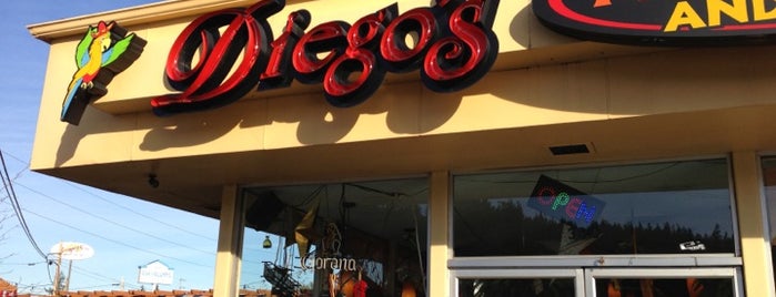 Diego's Mexican Grill is one of Favorite Eateries - Bellingham, WA.