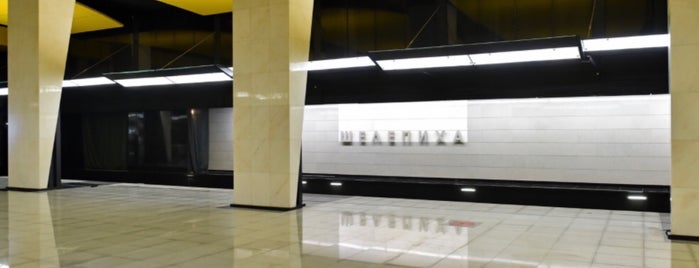 metro Shelepikha is one of Калининско-Солнцевская линия (8) - жёлтая.