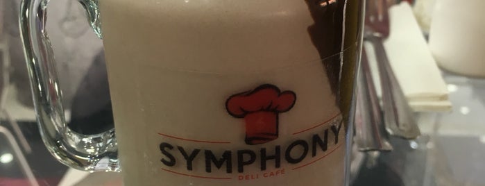 Symphony Deli Café is one of Tempat yang Disukai Frank.