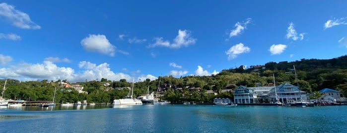 Marigot Bay is one of St Lucia.