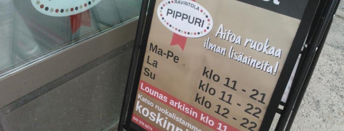 Ravintola Pippuri is one of Kahvilat Valkeakoskella.