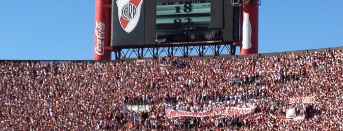 Estadio Antonio V. Liberti "Mâs Monumental" (Club Atlético River Plate) is one of Lugares favoritos de Zoe.