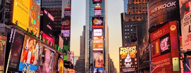 Times Square is one of NYC To Do List.