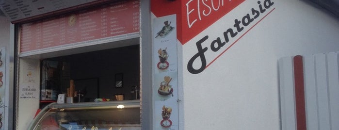 Eiscafe FANTASIA is one of Karlsruhe Restaurants, Bars, Cafes.