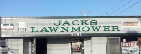 Jack's Lawnmower Repair is one of •Out & About, Here & There•.
