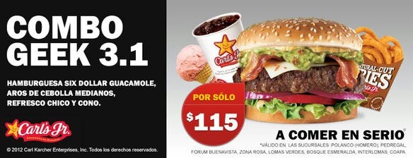 Carl's Jr. is one of Pizetaa.