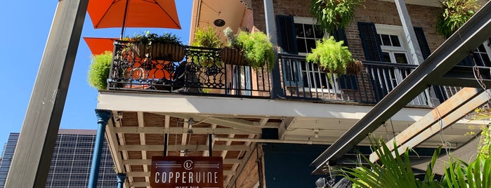 Copper Vine is one of New Orleans.