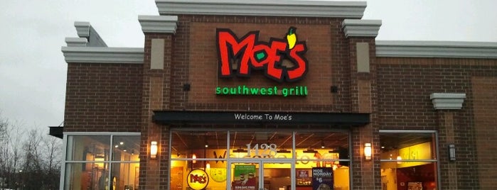 Moe's Southwest Grill is one of Places.