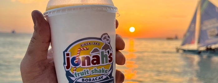 Jonah's Fruit Shake is one of Boracay.