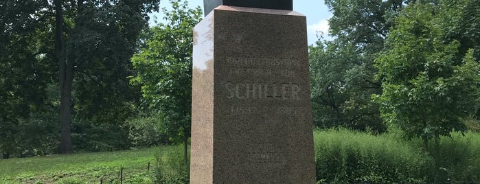 Friedrich Schiller Bust is one of Central Park.