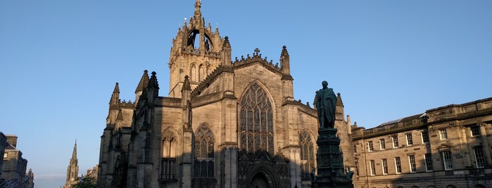 St. Giles' Cathedral is one of Edinburgh.