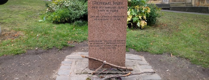 Greyfriars Bobby Grave is one of Edinburgh.