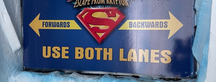 Superman: Escape From Krypton is one of Coaster Credits.