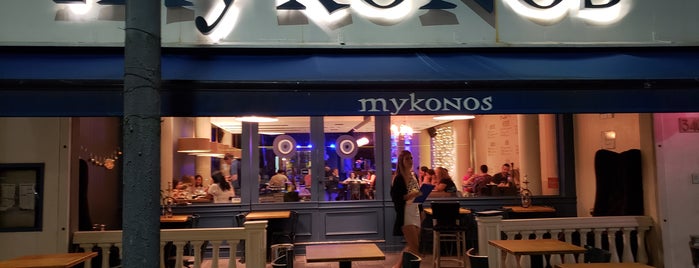 Mykonos is one of Eating out..