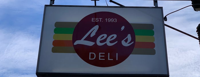 Lee's Deli is one of Mayorships.