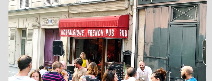 Nostalgique French Pub is one of Sortir Paris.