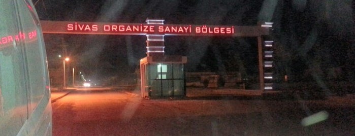 Sivas Organize Sanayi Bölgesi is one of Cemal'ın Beğendiği Mekanlar.