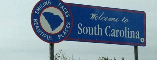 Georgia / South Carolina State Line is one of Tempat yang Disukai Sylvia.