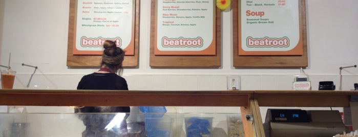 Beatroot Vegetarian Café is one of Timeout London's 100+ best cheap eats.