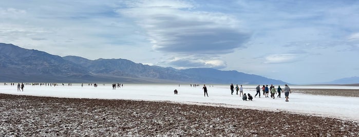 Badwater Basin is one of Death Valley.