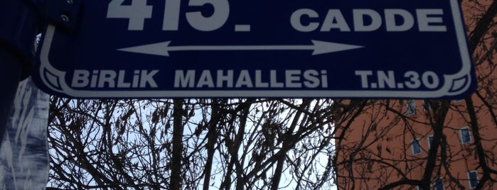 415. Cadde is one of Gölbaşı gidiş.