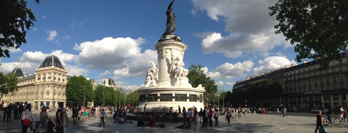Place de la République is one of Paris.