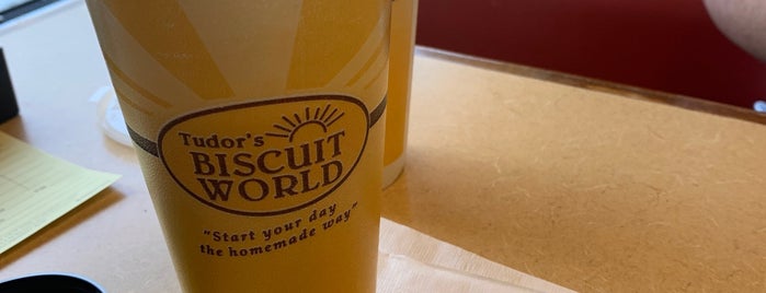 Tudor's Biscuit World is one of Tea'd Up West Virginia.