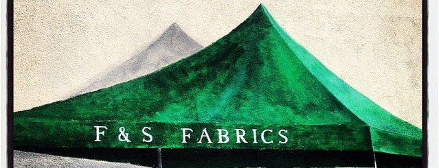 F & S Fabrics is one of Locais curtidos por Sativa.