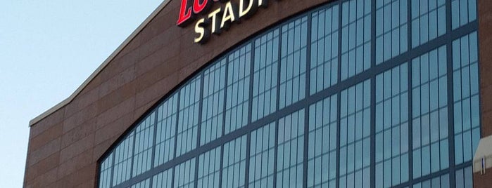 Lucas Oil Stadium is one of Indianapolis.