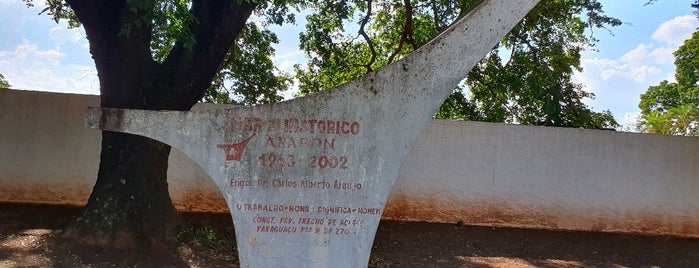 Marco Histórico Aragon is one of Monumentos e Marcos em Paraguaçu Paulista.