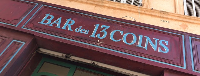 Bar des 13 Coins is one of Marseille France.