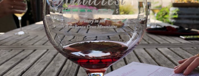 Hallcrest Vineyards is one of Santa Cruz.