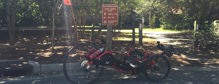 First Landing Running/Bike Trail is one of VA Beach.