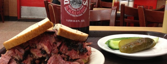 Katz's Delicatessen is one of Iconic NYC Foods (From the Village Voice).