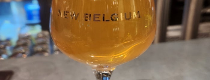 New Belgium Taproom & Restaurant is one of New places!.
